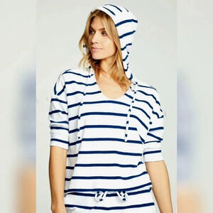 Chaser |  Terry Cloth Crop Short Sleeve Top Sz S